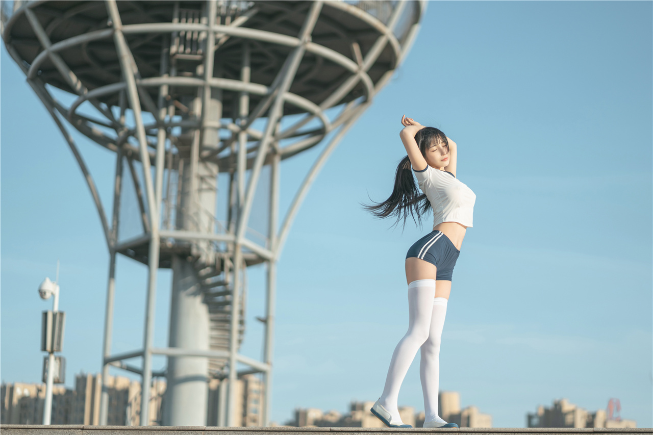 宁宁子同学体操服cos作品摄影素材