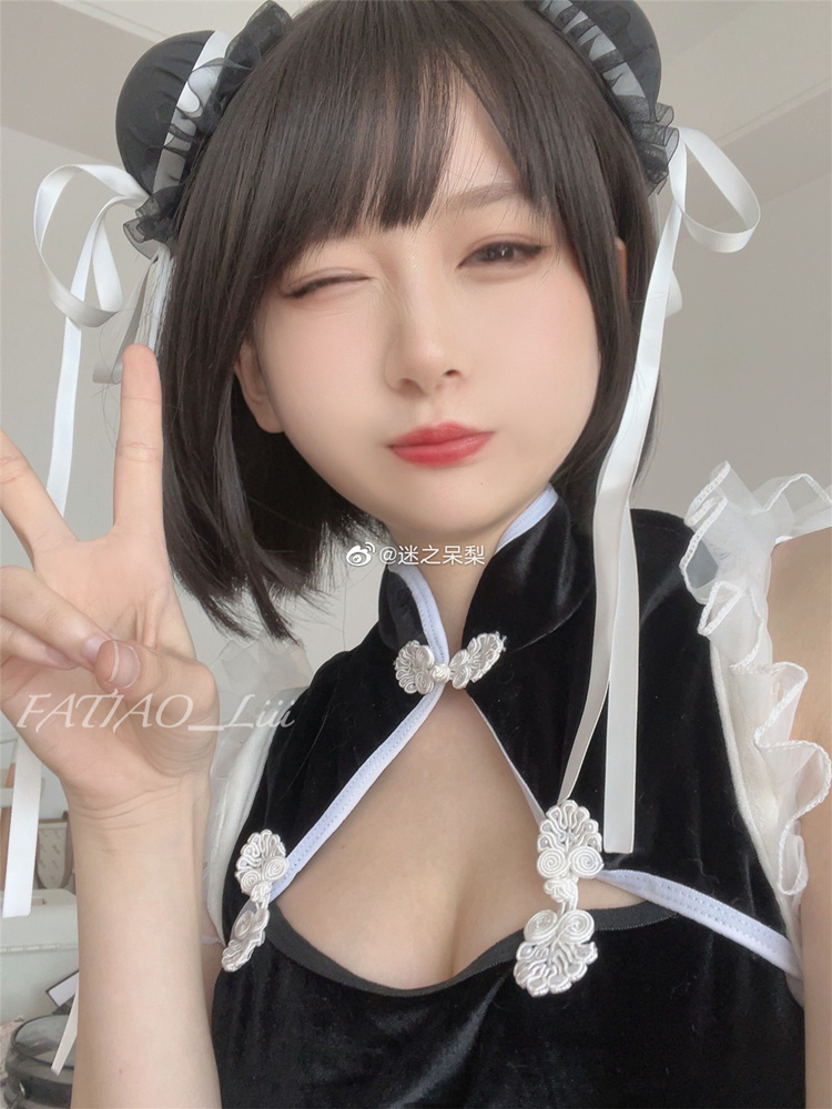 迷之呆梨中式春丽cos,这么可爱你不来看看我吗