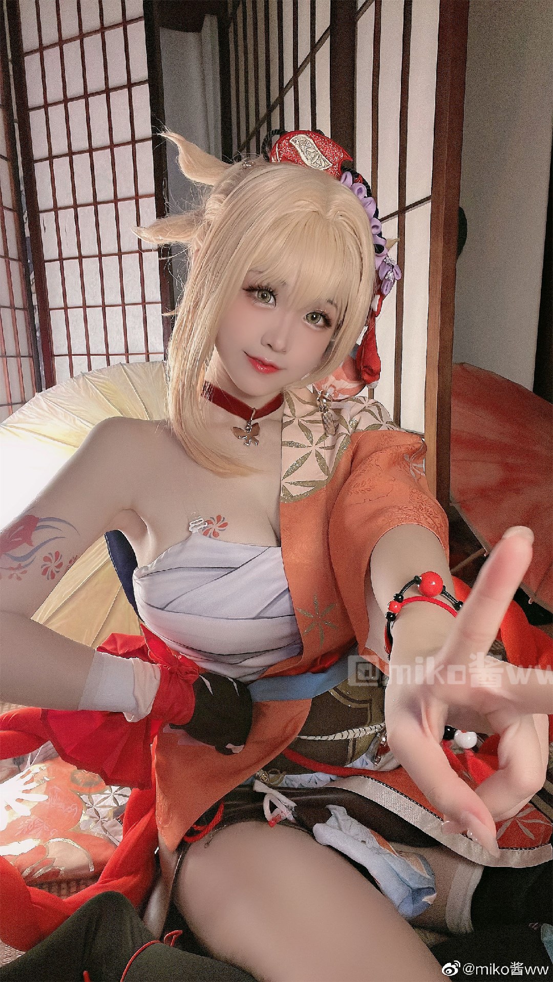 miko酱ww原神宵宫cos作品分享