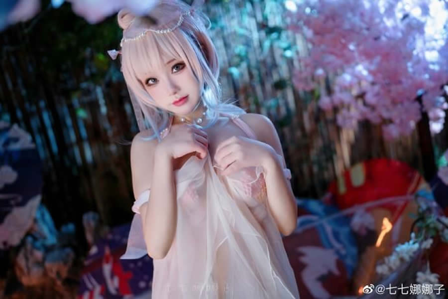 七七娜娜子珊瑚宫心海cos图