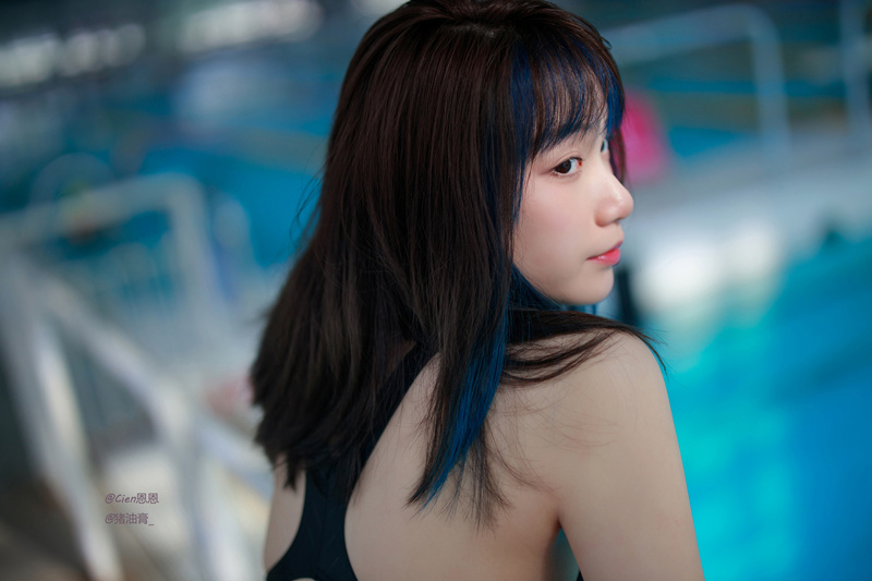 Cien恩恩竞泳cos图