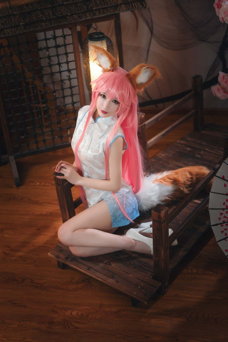 铁板烧鬼舞w旗袍cos图