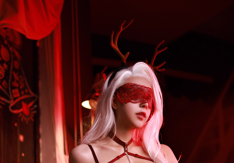 黑白御猫图包赤之森cos作品