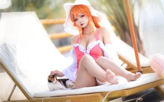 伊喵君_Nya黎塞留泳装cos作品图