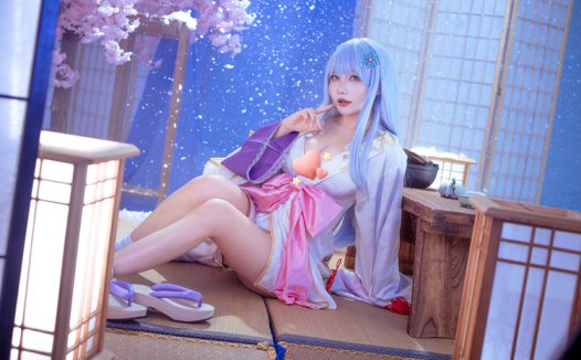 是一只熊仔吗cos雪女图片